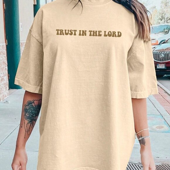 Apricot Casual Women's Summer Loose Fit T-Shirt - Picture 2 of 5